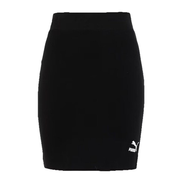 PUMA Classics Tight Skirt Size XL Black NEW Active Performance Sporty Casual - Picture 3 of 10